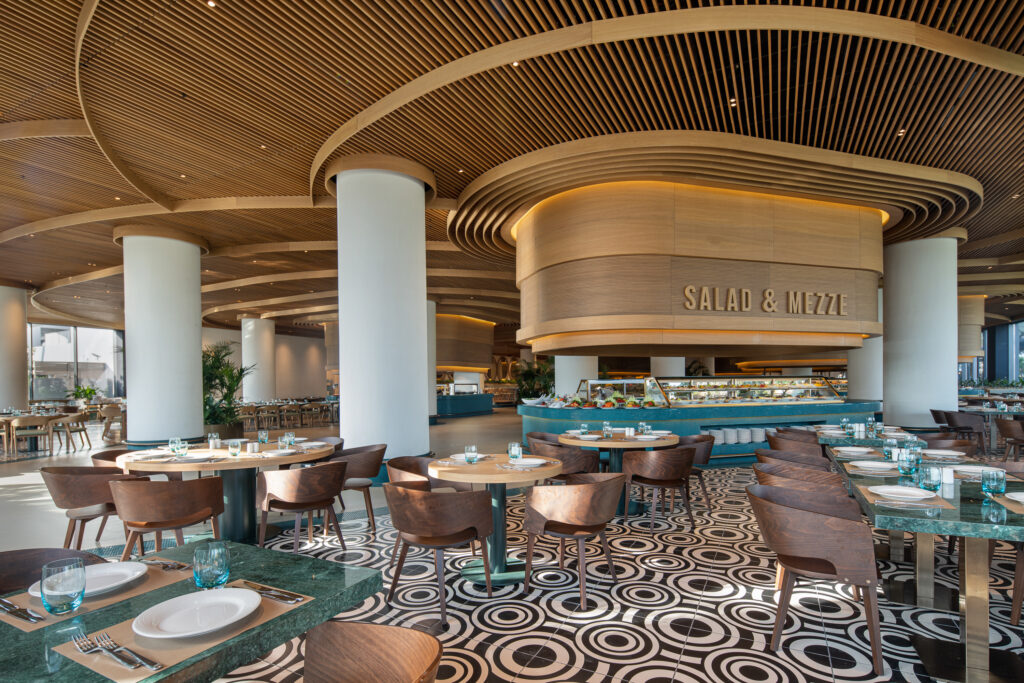 Indoor dining at Voyage Belek Golf & Spa