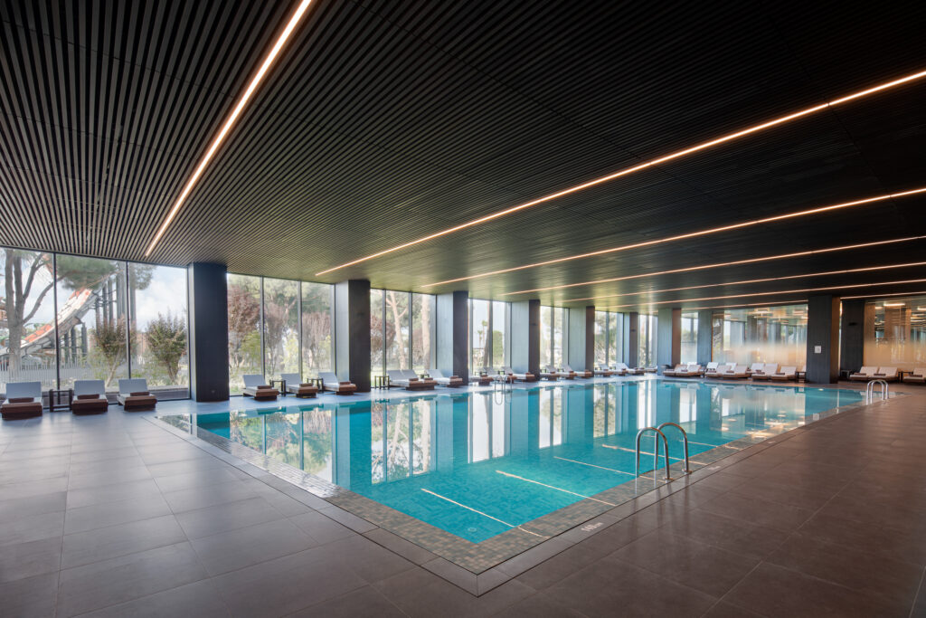 Indoor pool at Voyage Belek Golf & Spa