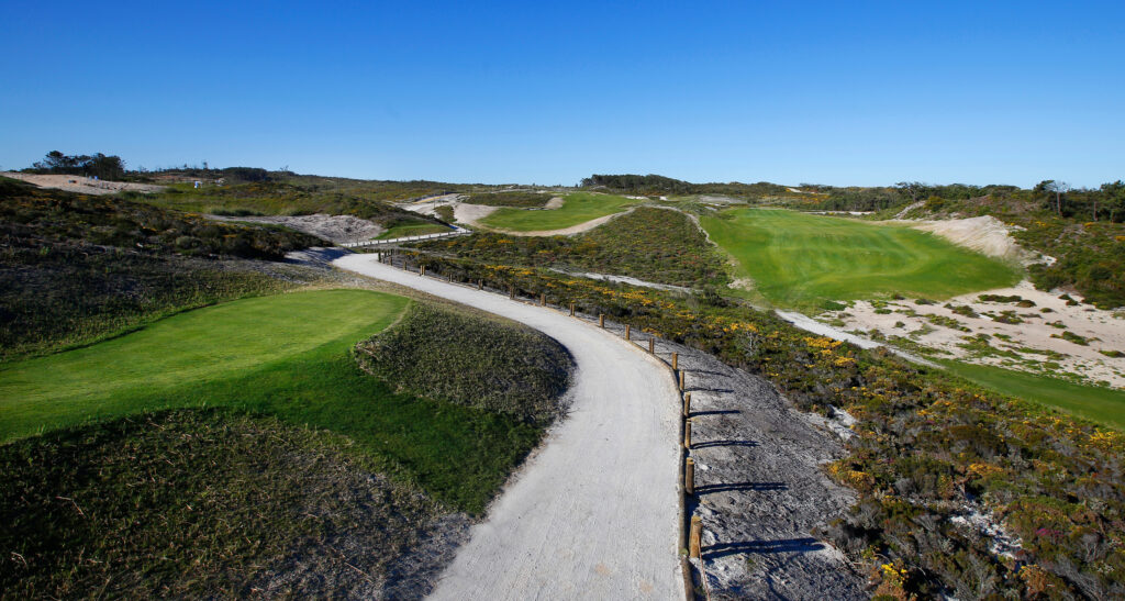 Path through West Cliffs Golf Links