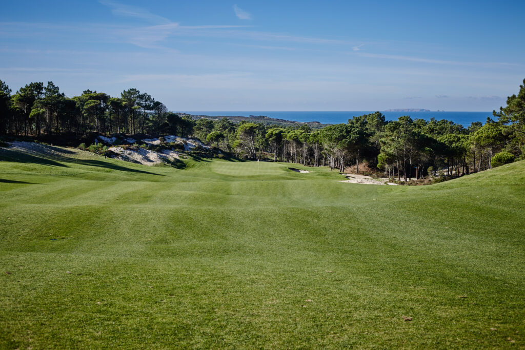 Fairway with trees around at West Cliffs Golf Links