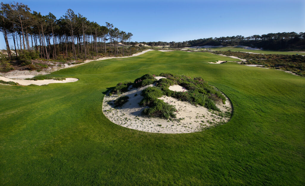 Mound on fairway at West Cliffs Golf Links