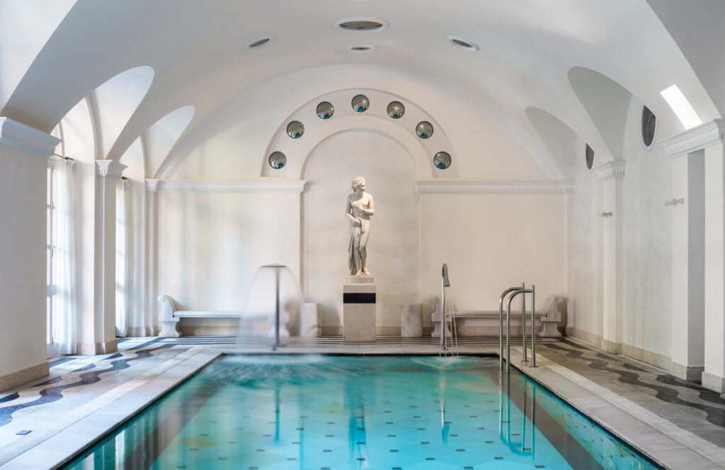 Indoor pool at Anantara Villa Padierna Palace Benahavis Marbella Resort