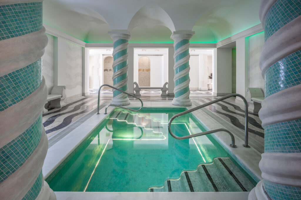 Indoor pool at Anantara Villa Padierna Palace Benahavis Marbella Resort