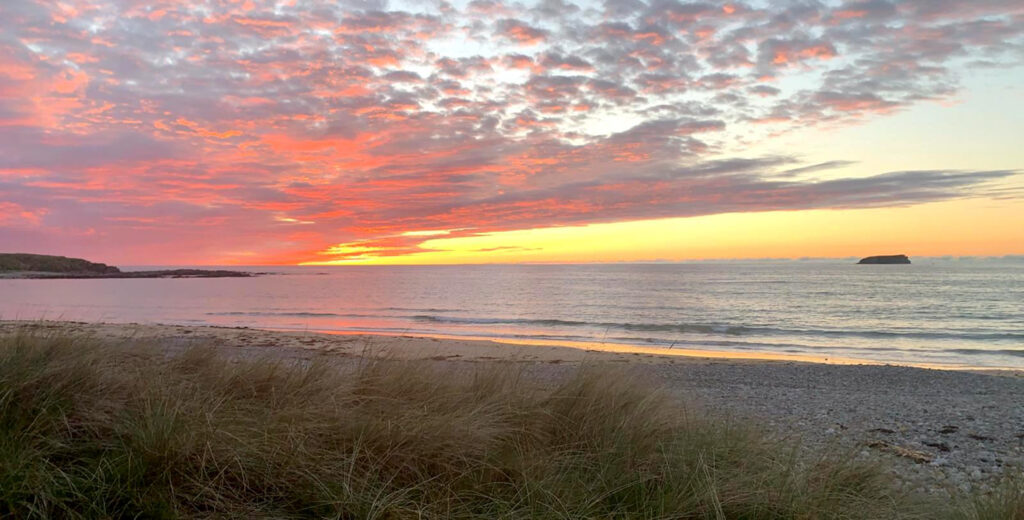 Beach at Ballyliffin Lodge & Spa at sunset