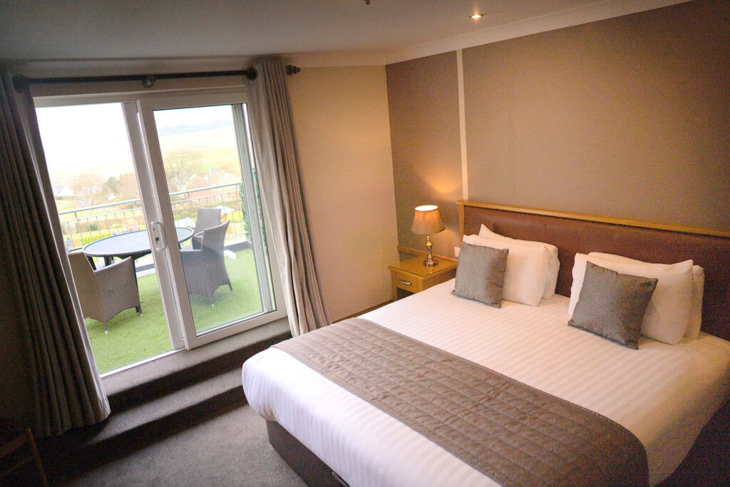 Double bed accommodation at Ballyliffin Lodge & Spa