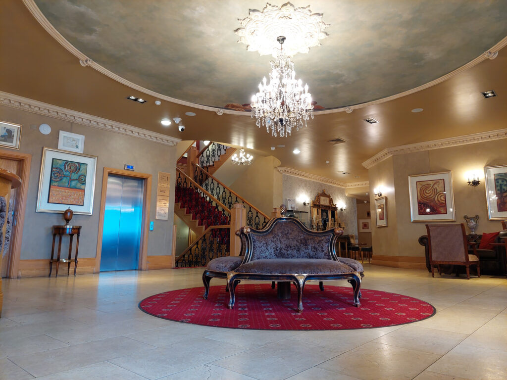 Reception area at Ballyliffin Lodge & Spa