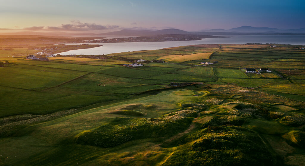 Aerial view of Carne Golf Links