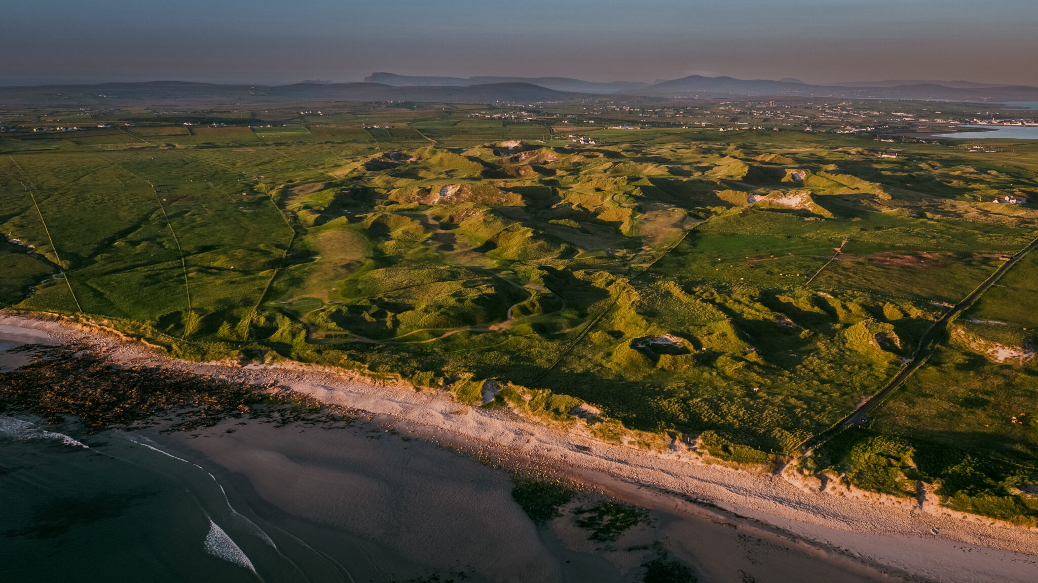 Aerial view of Carne Golf Links