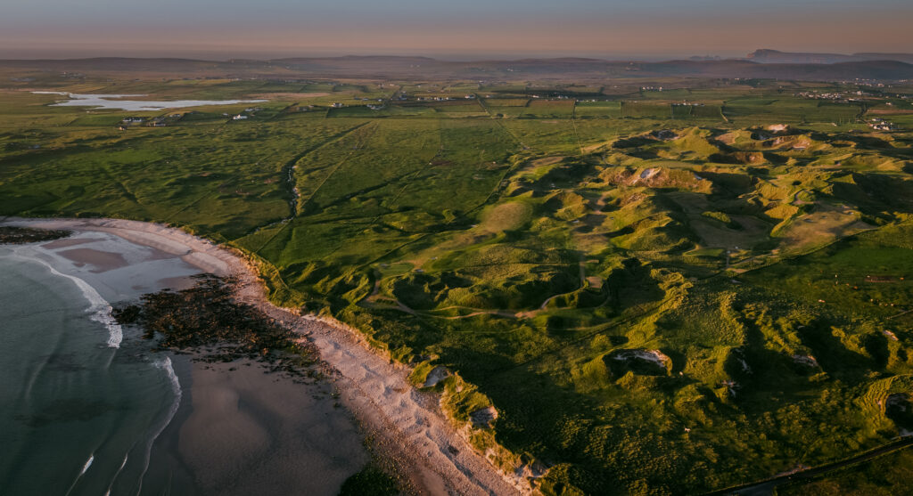 Aerial view of Carne Golf Links