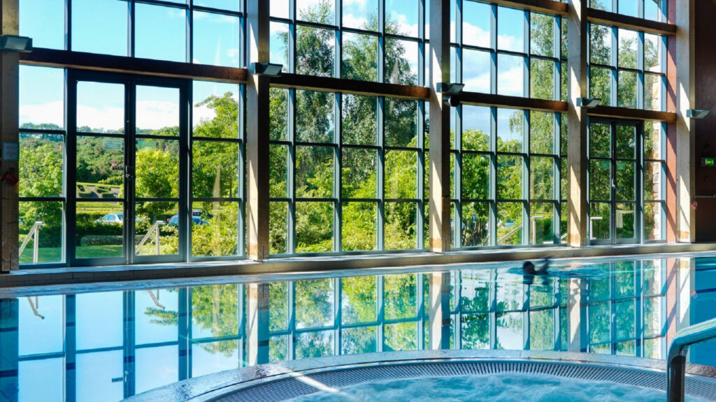 Indoor pool at Druids Glen Hotel