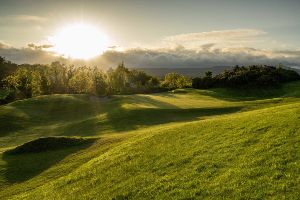 Golf at Druids Glen Hotel with the sun shining