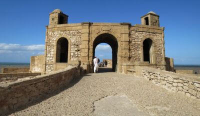 picture of Essaouira castle front in Morocco whilst on a golf holiday