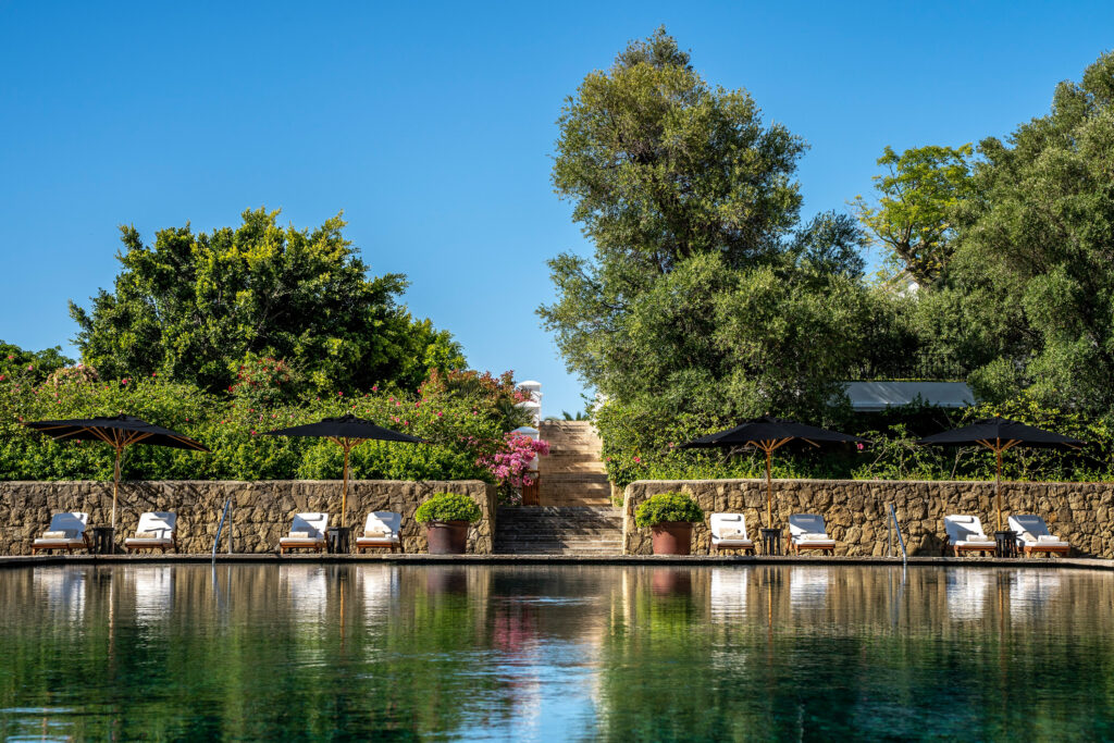 Outdoor pool at Finca Cortesin Hotel, Golf & Spa