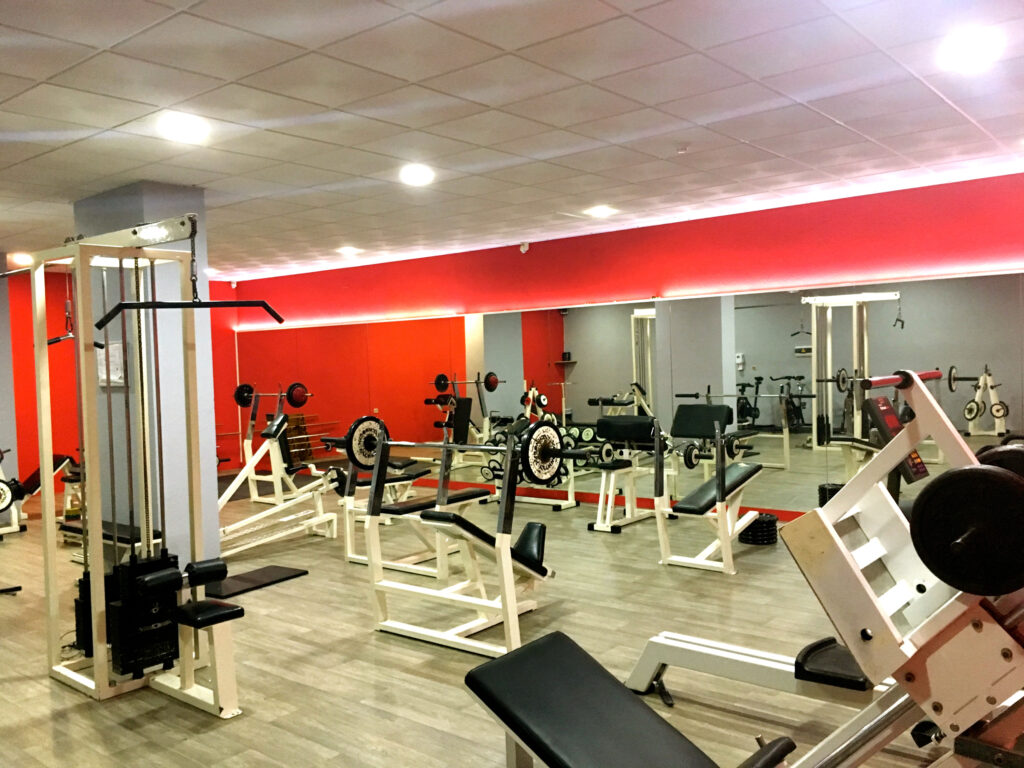 Gym facilities at Flatotel International Hotel