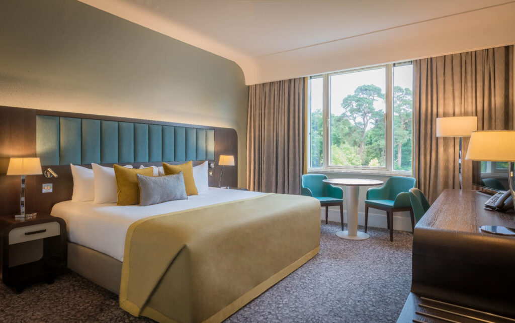 Double bed accommodation at Fota Island Resort