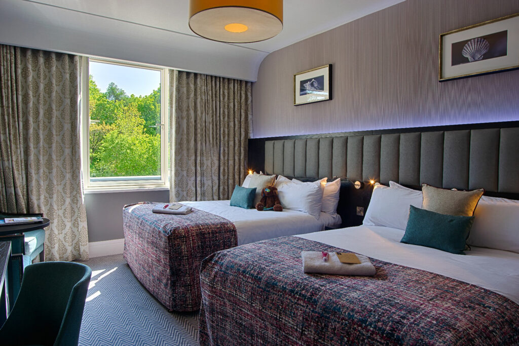 Accommodation with two double beds at Fota Island Resort