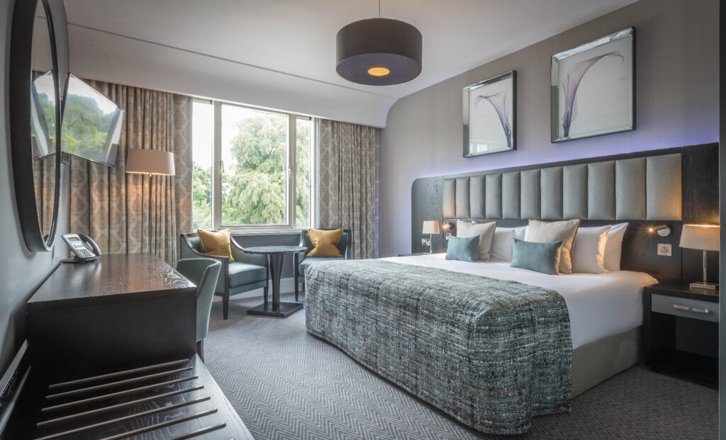 Double bed accommodation at Fota Island Resort