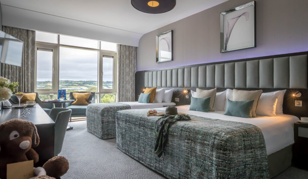 Accommodation with double and single bed at Fota Island Resort