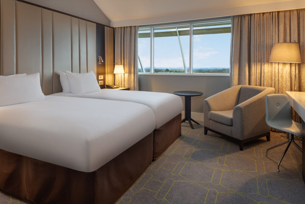 Twin bed accommodation at Hilton Southampton - Utilita Bowl