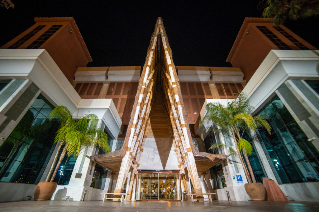 Exterior of Holiday Polynesia Hotel