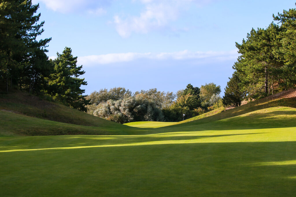 Fairway at Belle Dune with trees around