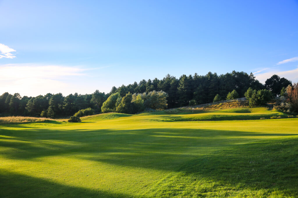 Fairway at Belle Dune with trees in background