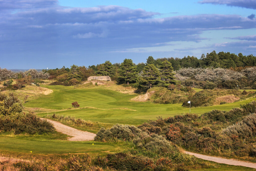 Fairway at Belle Dune with trees around