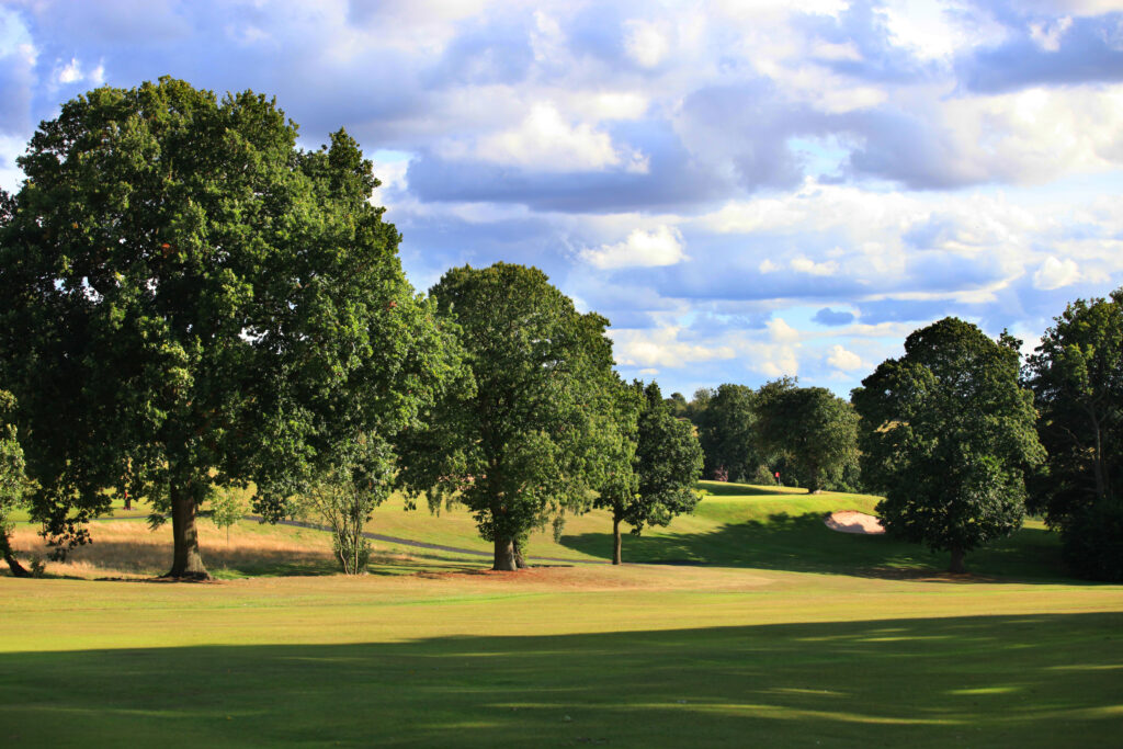 Fairway with trees around at Breadsall Priory - Priory Course