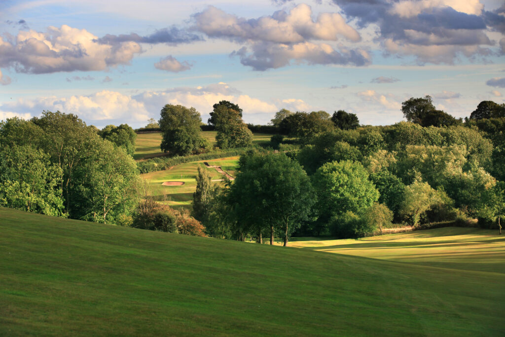 Fairway with trees around at Breadsall Priory - Moorland Course