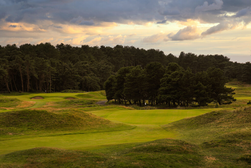 Fairway with trees around at Formby Golf Club