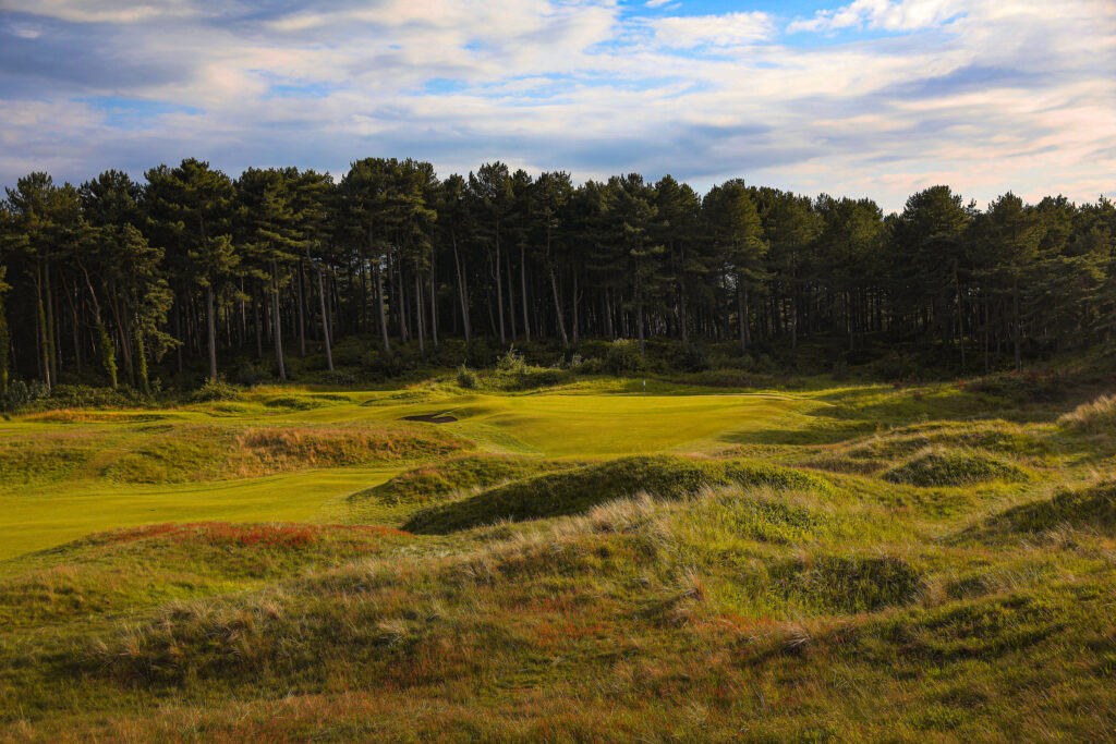 Fairway with trees around at Formby Golf Club