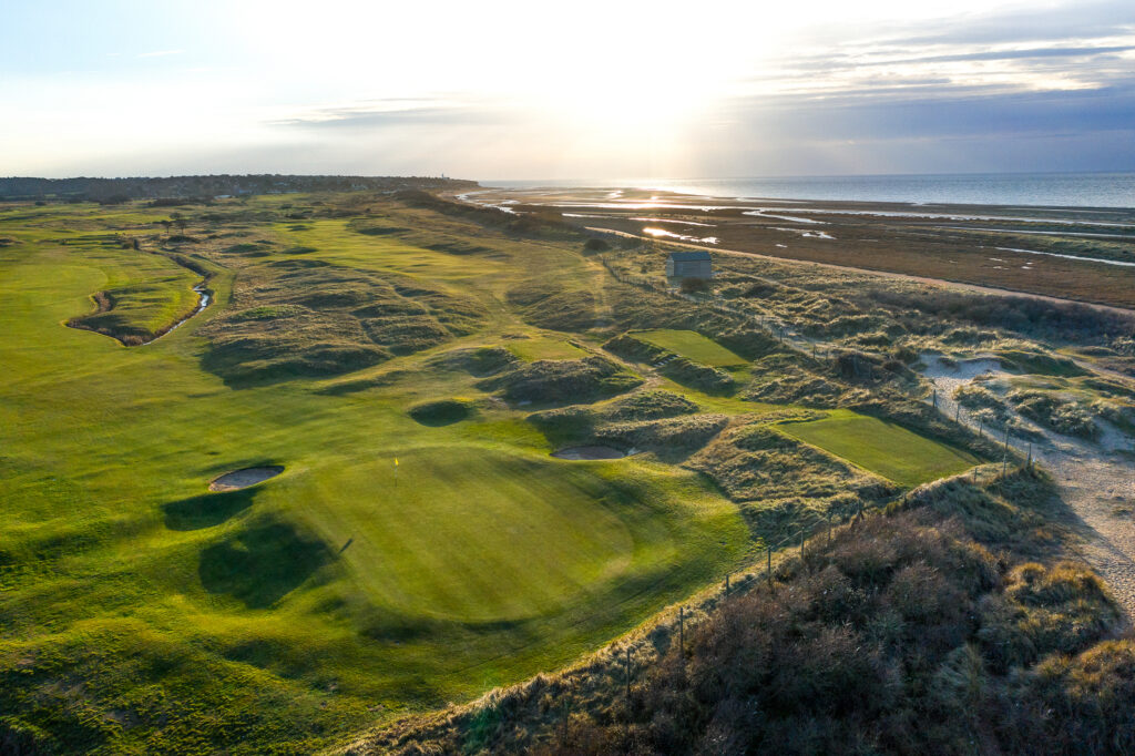 Aerial view of Hunstanton Golf Club