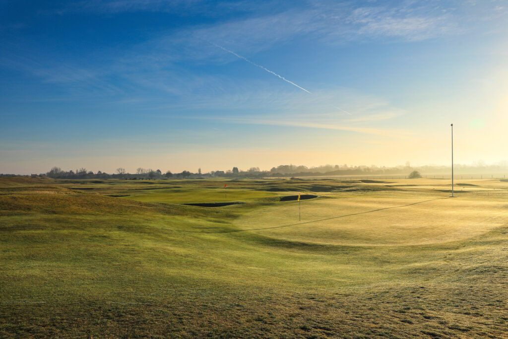 Holes on fairway at Hunstanton Golf Club