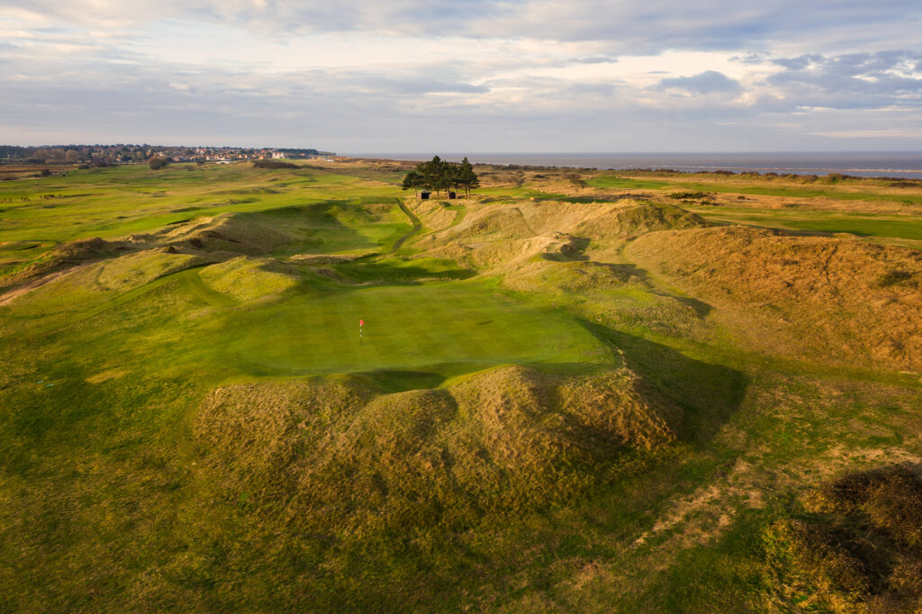 Aerial view of Hunstanton Golf Club