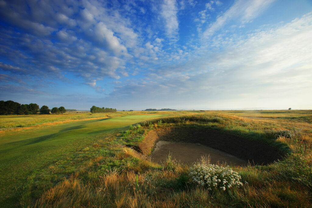 Bunker on fairway at Prince's Golf Club