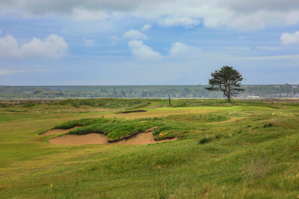 Hole with bunker at Prince's Golf Club