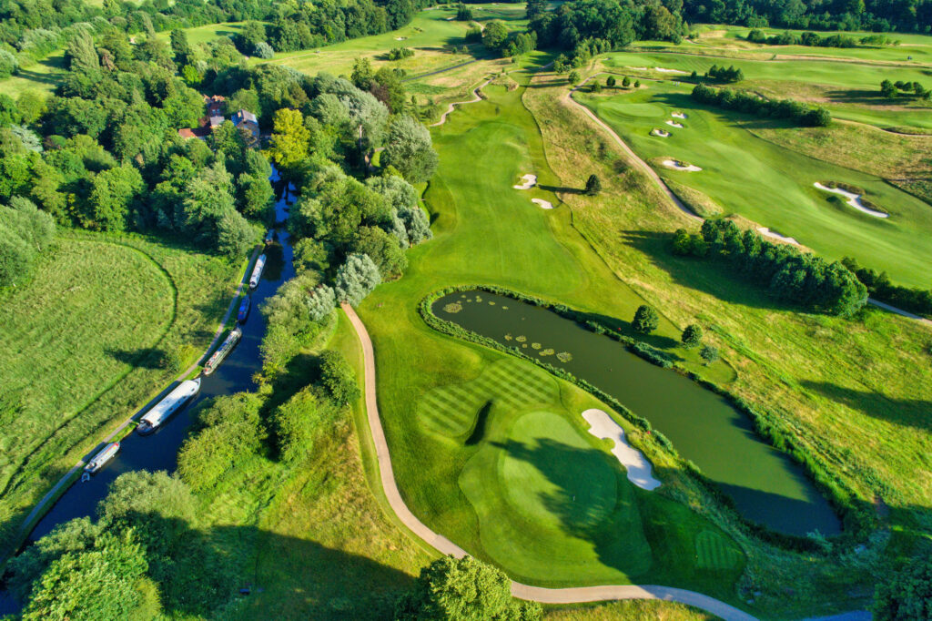 Aerial view of The Grove - Championship