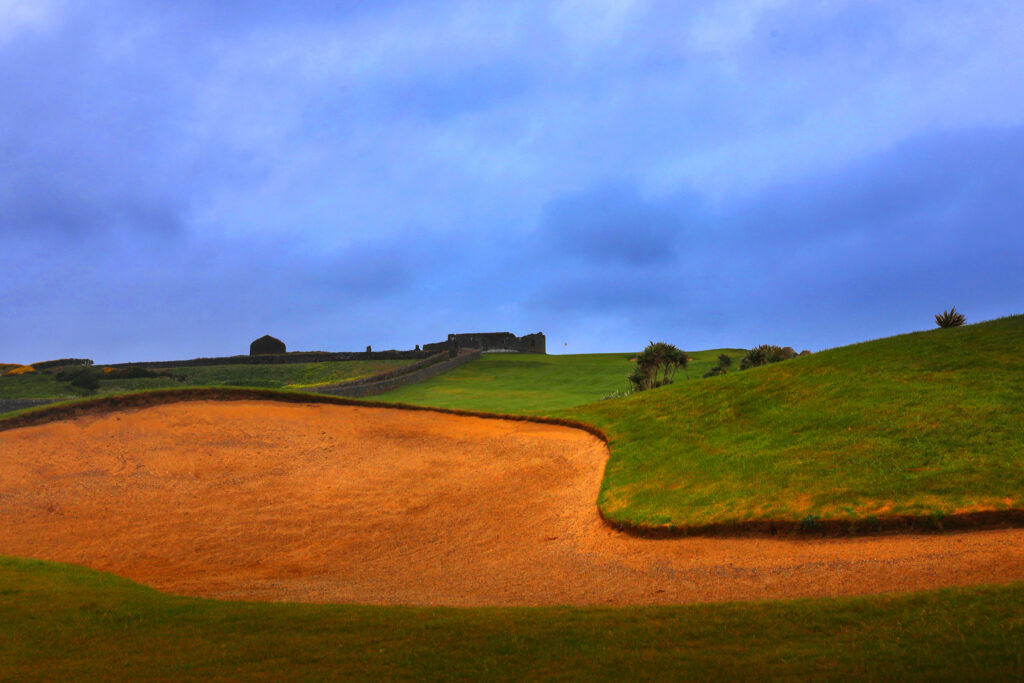 Bunker on fairway at Old Head Links