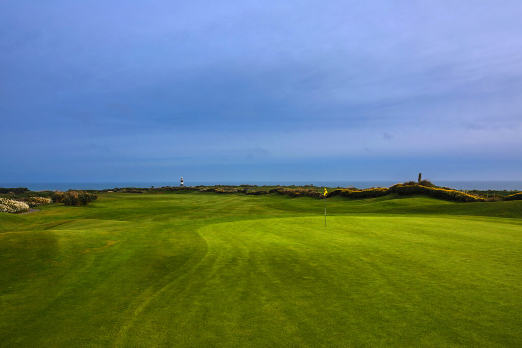 Hole with yellow flag at Old Head Links