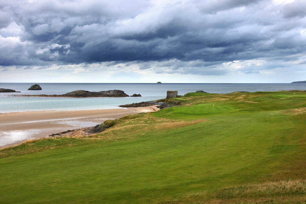 Fairway with beach next to it at Tralee Golf Club