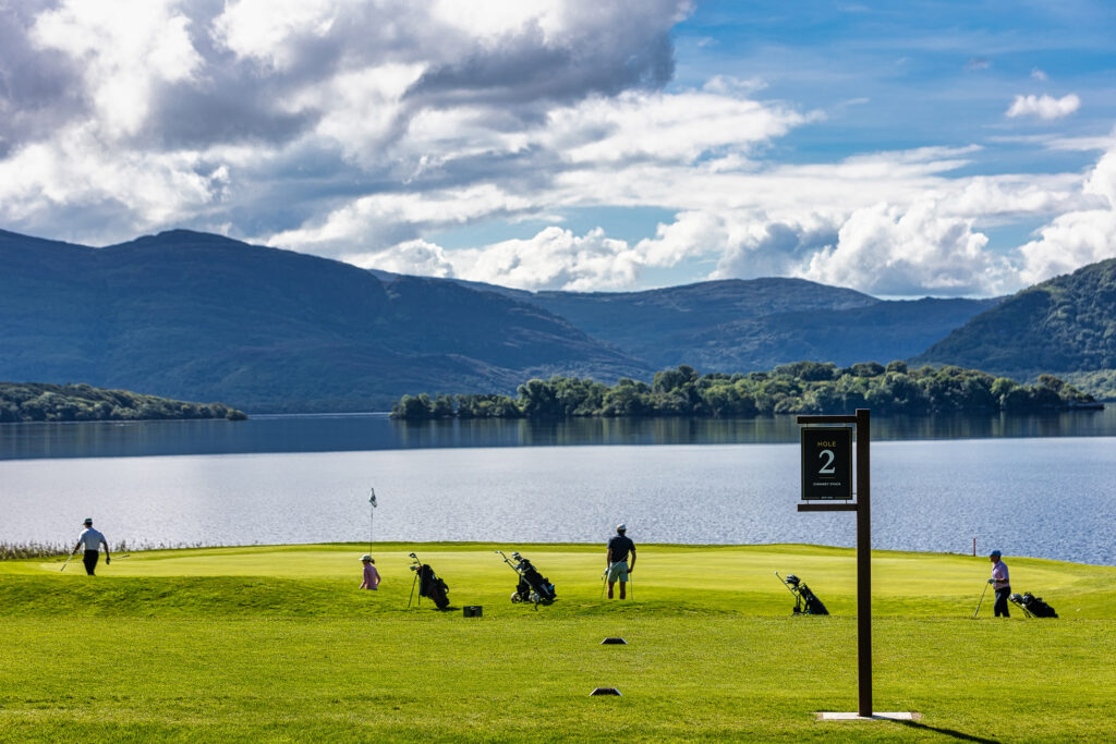 Hole 2 at Killarney Golf & Fishing Club - Killeen Course with lake view