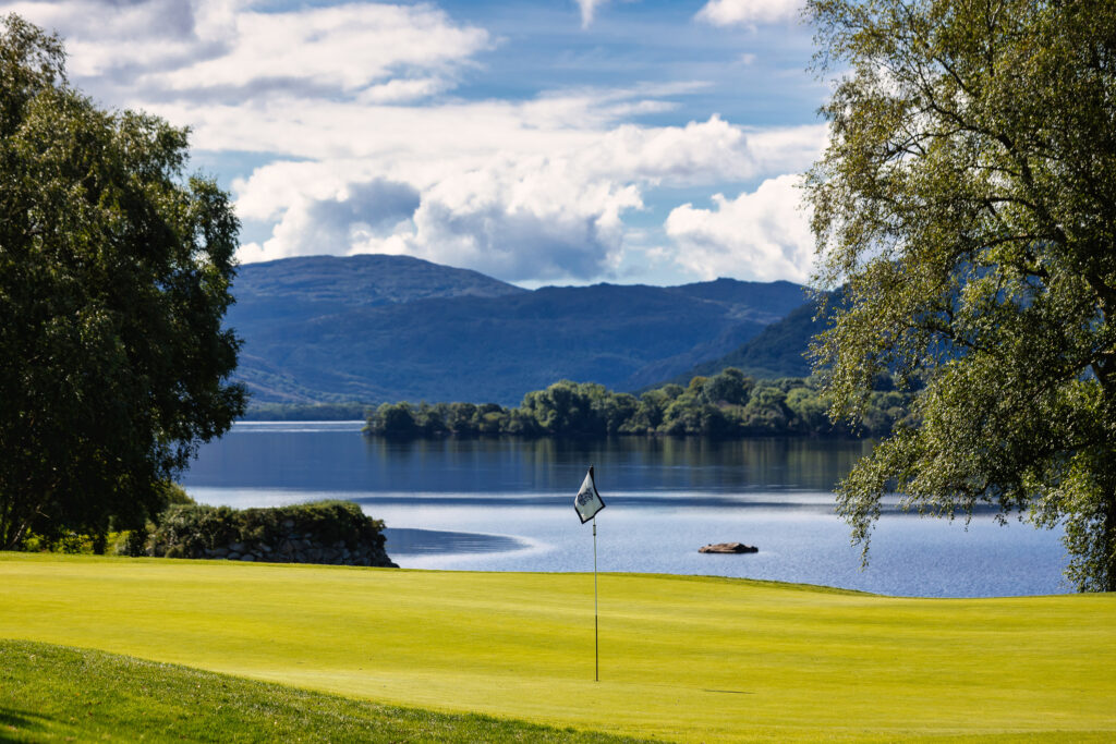 Hole at Killarney Golf & Fishing Club - Killeen Course with lake view