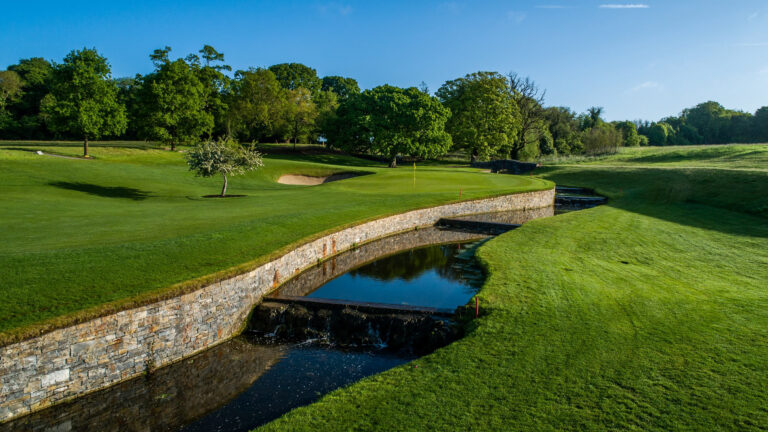 Stream running through Killeen Castle Golf Resort