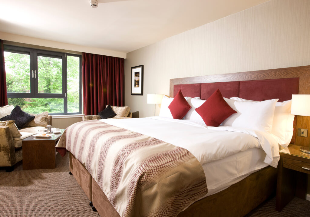 Double bed accommodation at Kingsmills Hotel