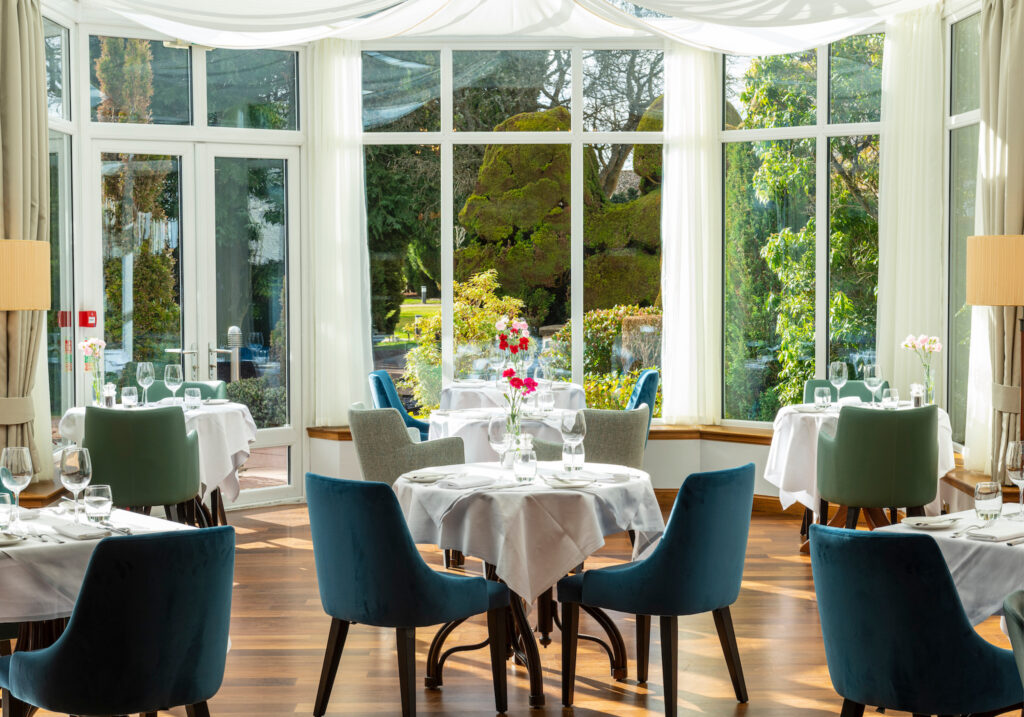 Indoor dining at Kingsmills Hotel