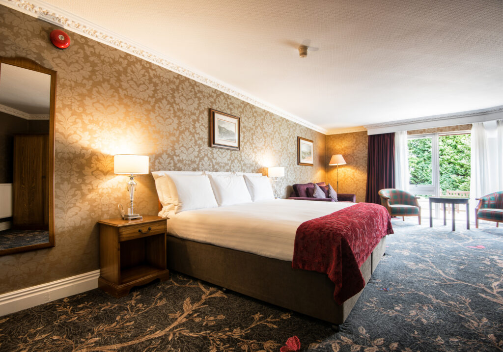 Double bed accommodation at Kingsmills Hotel