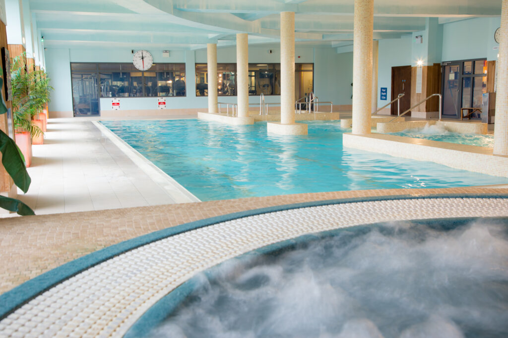 Indoor pool and jacuzzi at Kinsale Hotel & Spa