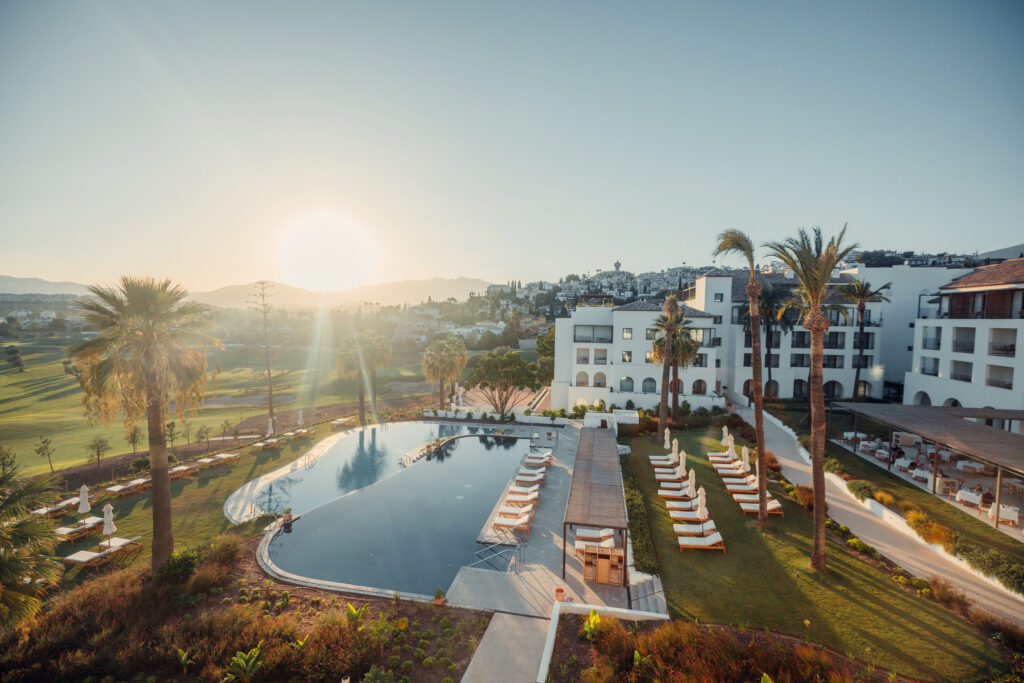 Outdoor pool at La Zambra Resort