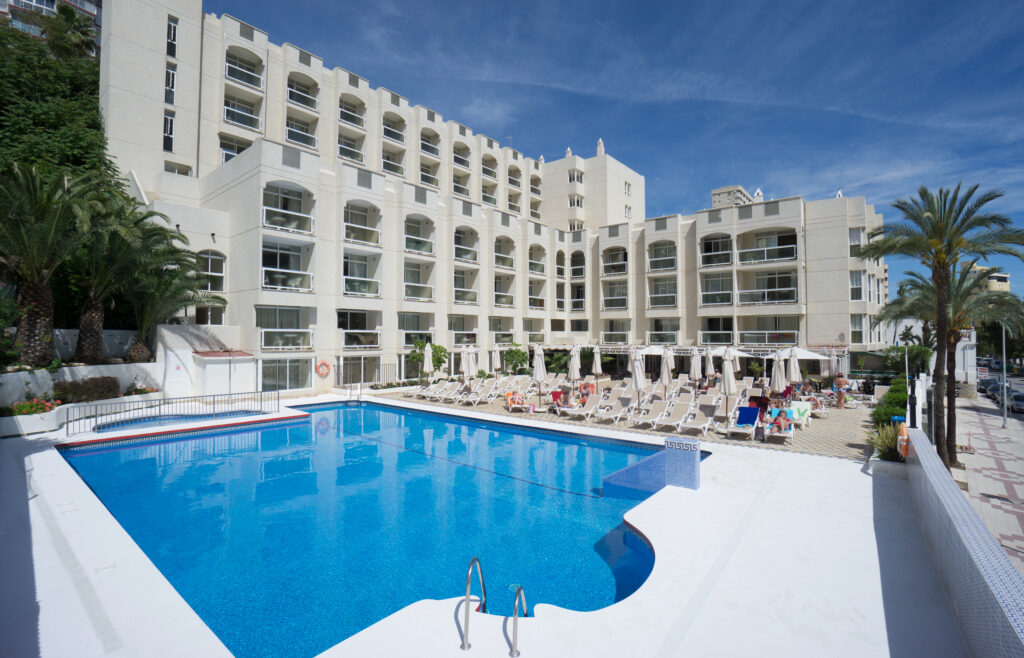 Outdoor pool at MS Aguamarina Suites Hotel