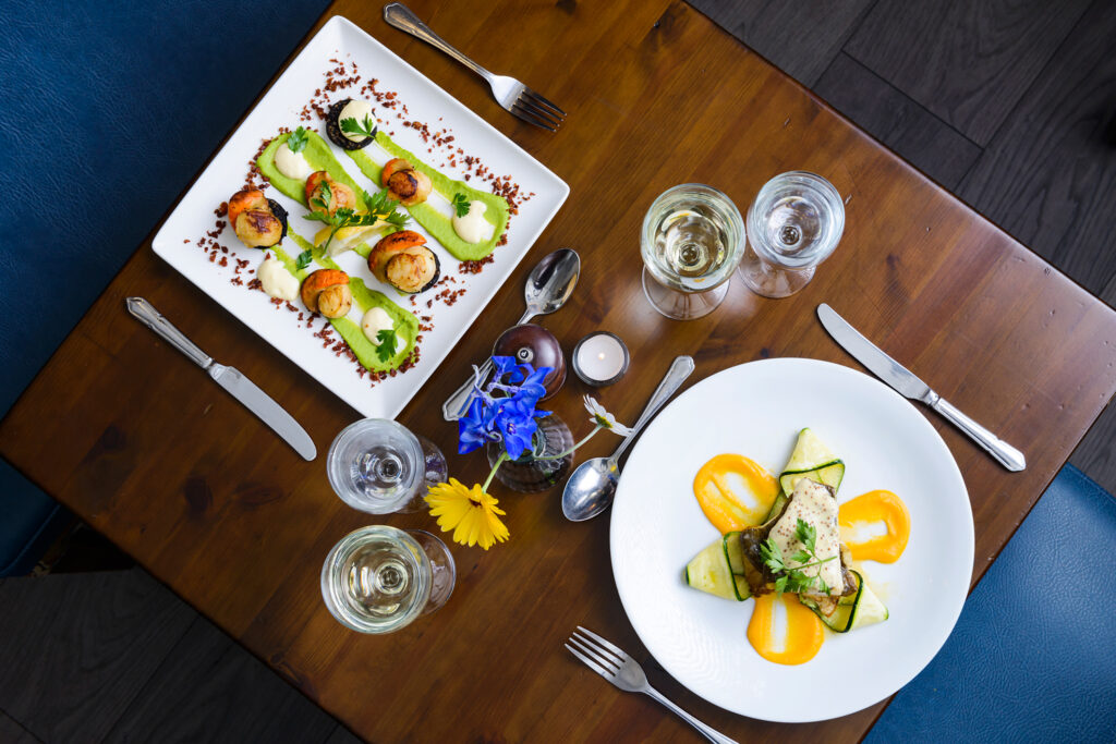 Food served at Meadowlands Hotel